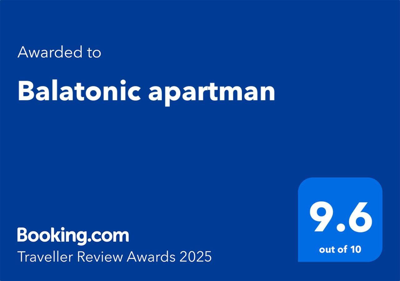 Balatonic Apartman Zamárdi Extérieur photo